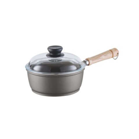 Bonanza Steelpan met Glazen Deksel 18 cm 1,7 liter