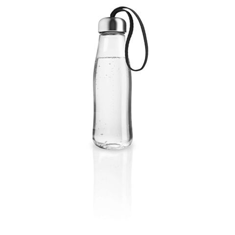 Drinkfles 500 ml Glas Black