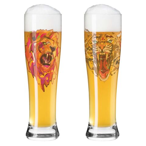 Brauchzeit Weizen Bierglas Nr.21 en Nr.22 Maller 646 ml 2-Delig