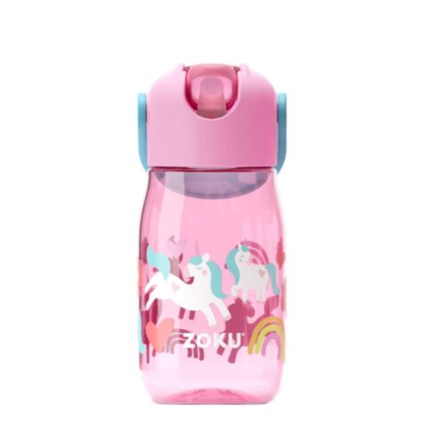 Drinkbeker Kids Flip met Rietje 415 ml Unicorn