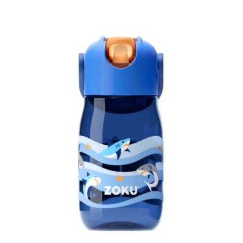 Drinkbeker Kids Flip met Rietje 415 ml Shark