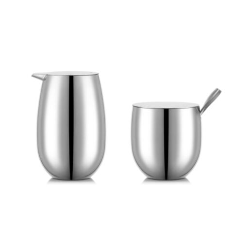Bodum Columbia Set Melk en Suikerset Set van 2 Stuks RVS