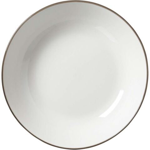 Adela Soepbord Ø 20 cm Rand Grijs