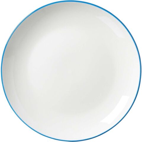 Adela Ontbijtbord Ø 20,5 cm Rand Blauw