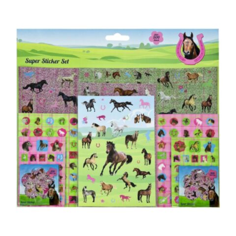 Paarden Super Stickerset 500 Stuks