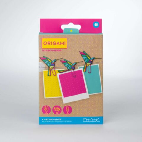 Fun Decoratie Fotoclips Origami Set van 6 Stuks