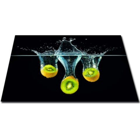 Inductie Kookplaatbeschermer Kiwi Splash 73x52 cm