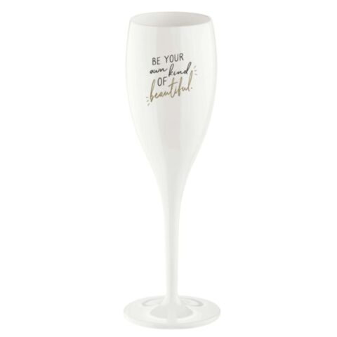 Superglas Cheers No. 1 Champagneglas Be Your Own Kind of Beautiful