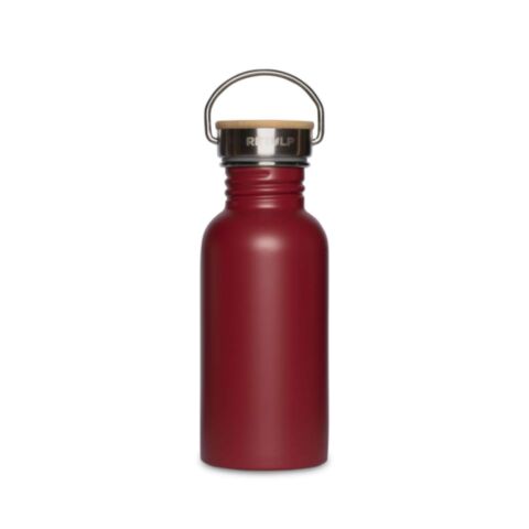 Urban Drinkfles met Bamboe Dop 500 ml Ruby Red