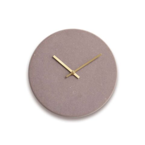 Wandklok Ø 28 cm Chocolade Wijzer Goud