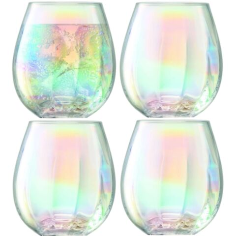 Pearl Tumbler Glas 425 ml Set van 4 Stuks