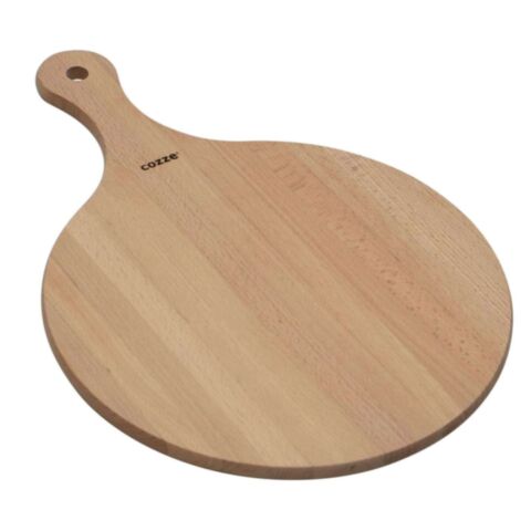 Serveerplank voor Pizza Bamboe met Handvat Diameter 35 cm