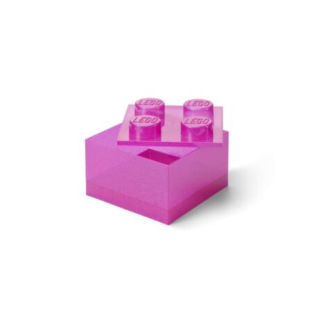 Opbergbox Brick 4 met Deksel Glitter Medium Violet