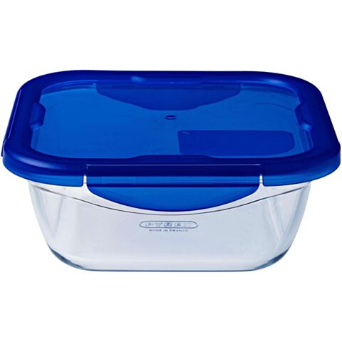 Cook & Go Schaal Vierkant met Deksel 0,8 liter