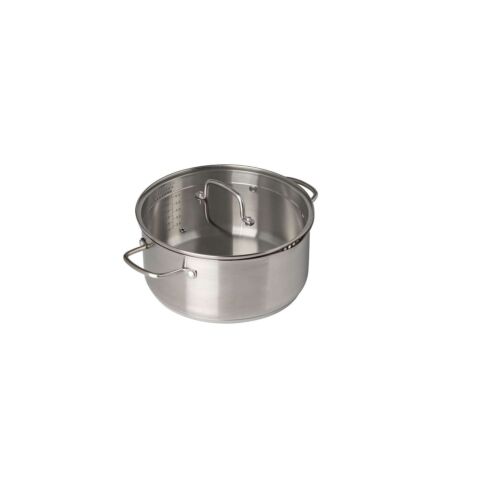 Infinity Kookpan met Schenktuit en Vergietdeksel &Oslash; 24 cm 4 liter
