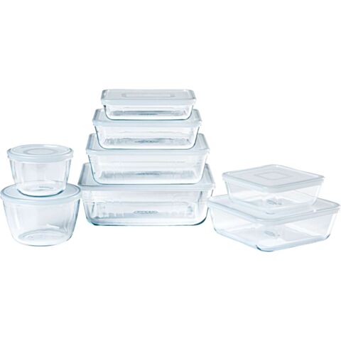 Cook & Freeze Schaal met Deksel Set van 8 Stuks