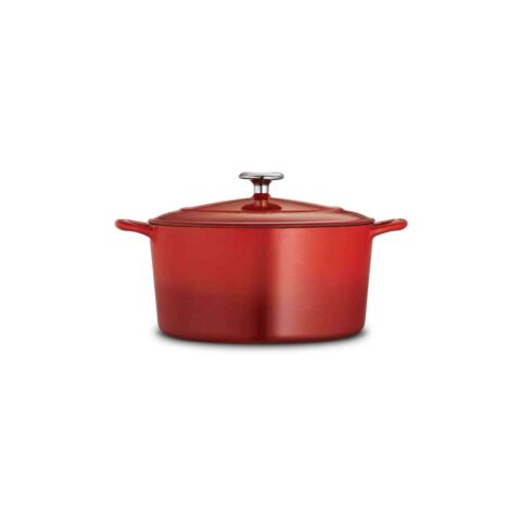 Bestow Braadpan met Deksel &Oslash; 28 cm 6,2 liter Gietijzer Red