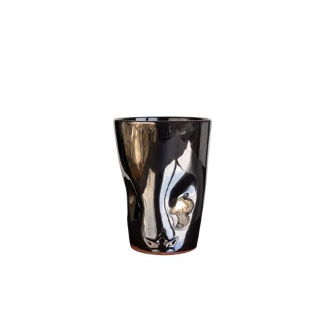 Mok Gedeukt Aardewerk 300 ml Set van 2 Stuks Platinum