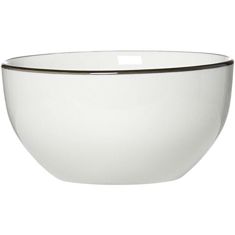 Adela Mueslischaaltje Ø 15 cm Rand Grijs
