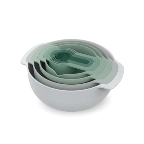 Nest 9 Plus Schalenset met Maatlepels Set van 9 Stuks Editions Sage